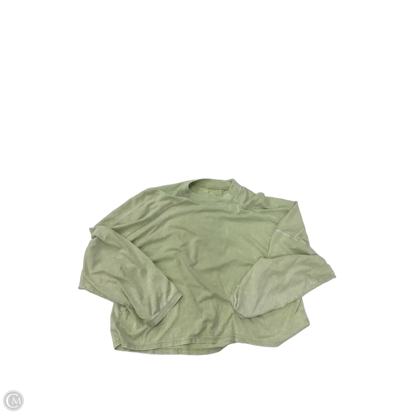 Top Long Sleeve By Aerie In Green, Size: Xl