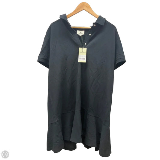 Top Short Sleeve By Tuckernuck In Black, Size: 2x