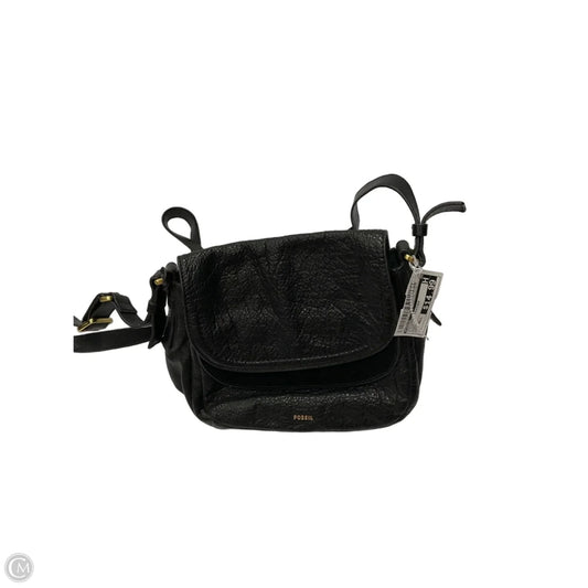 Crossbody Leather By Fossil, Size: Small