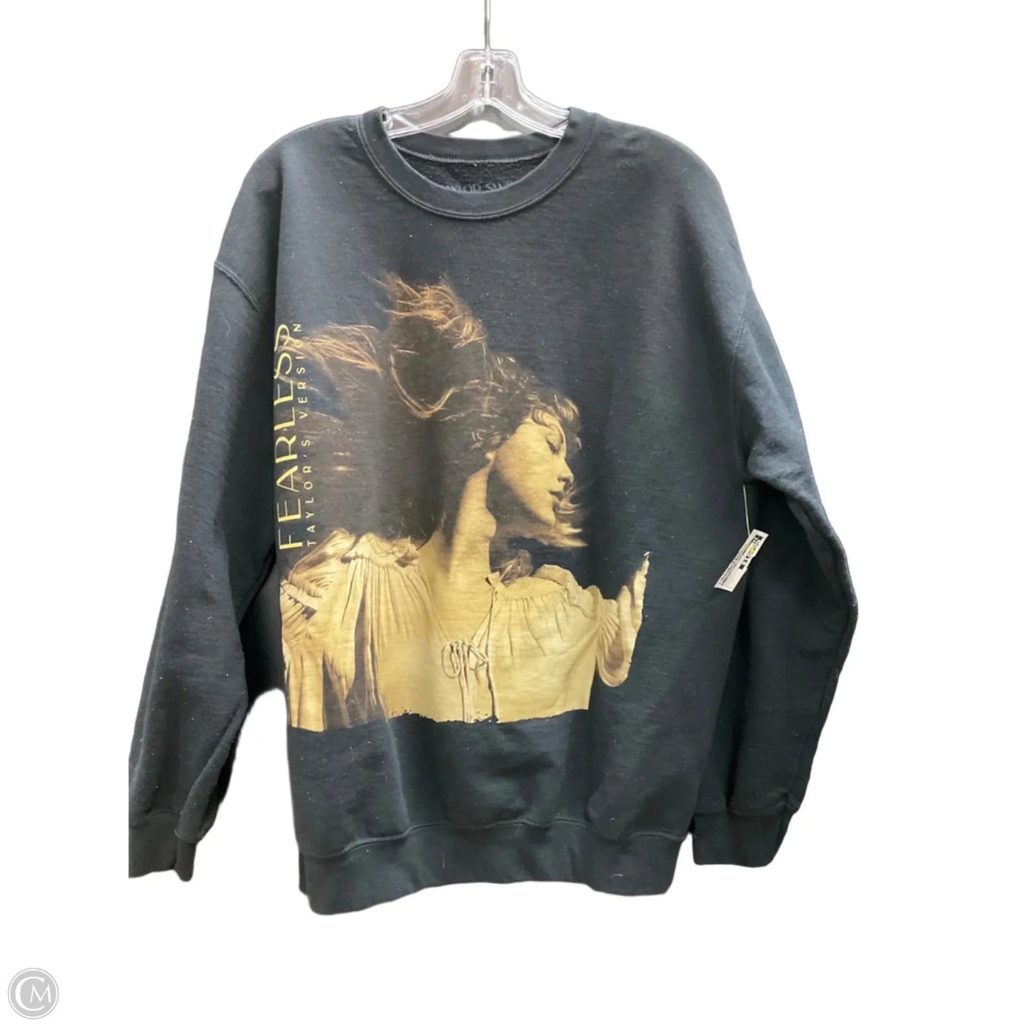 Sweater By Clothes Mentor In Black, Size: L