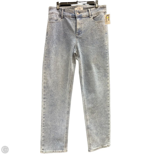 Jeans Straight By Arula In Blue Denim, Size: 10