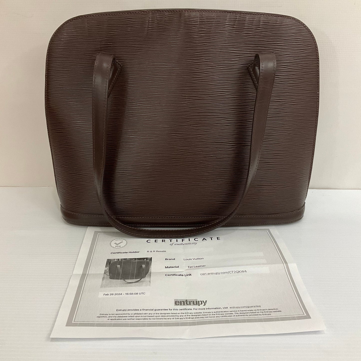 Handbag Luxury Designer By Louis Vuitton, Size: Large