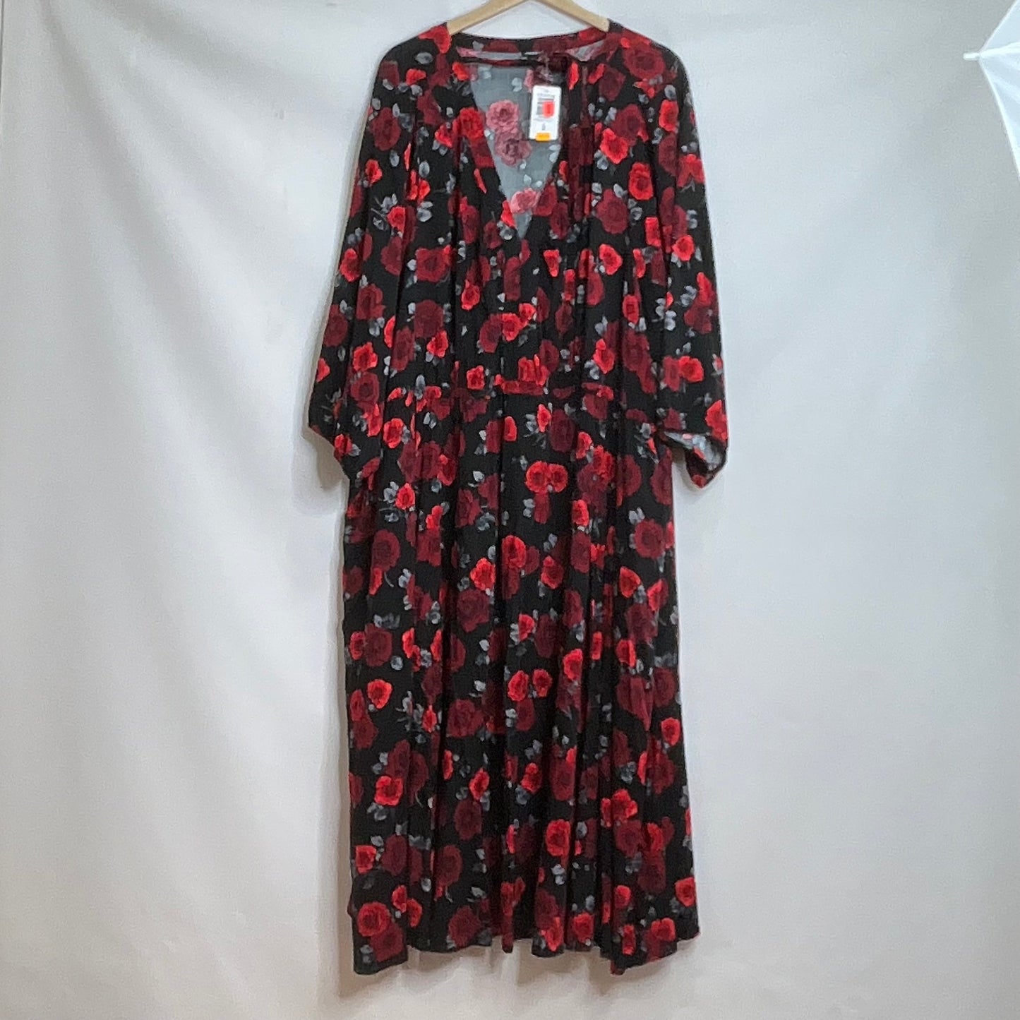 Black & Red Dress Casual Maxi Torrid, Size 6