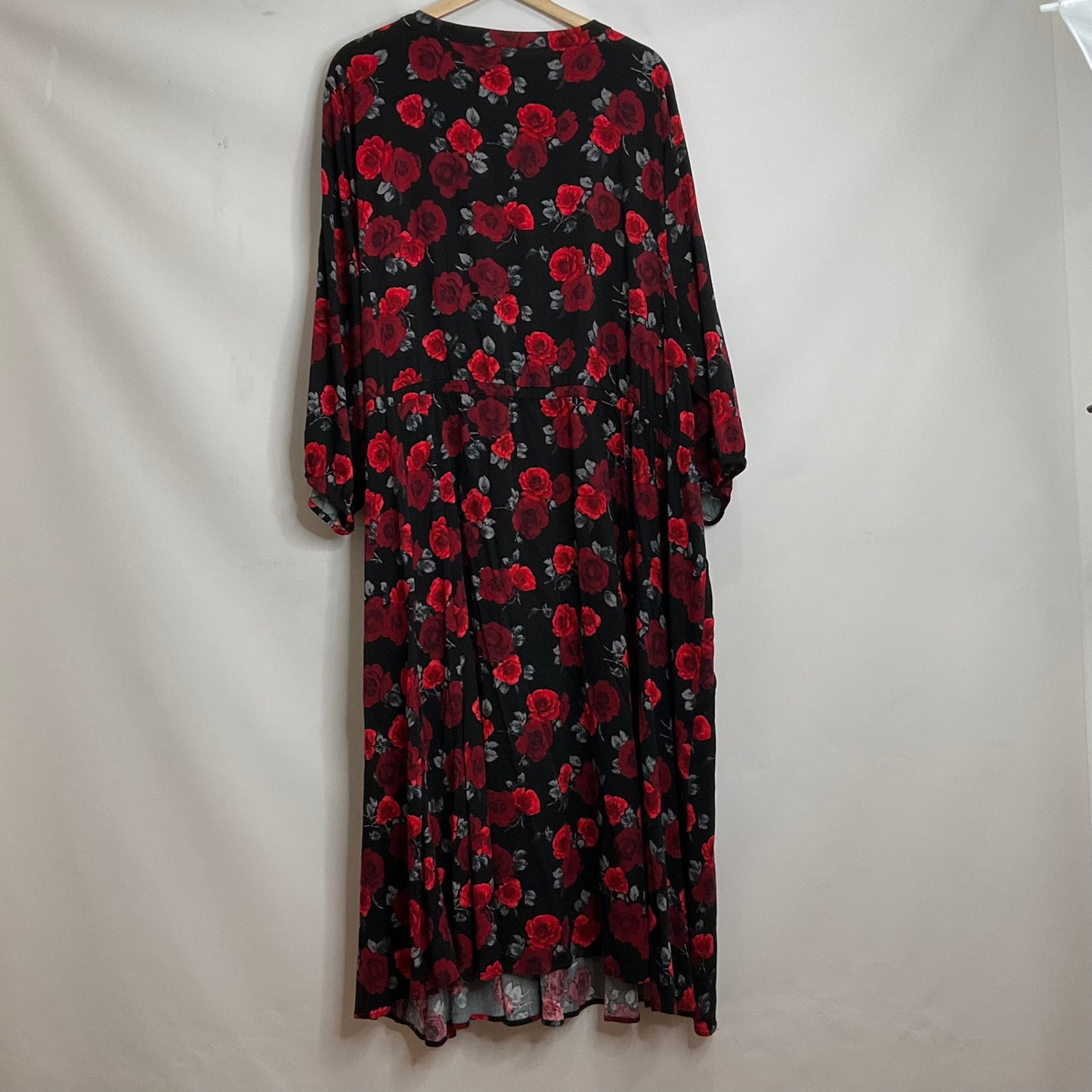 Black & Red Dress Casual Maxi Torrid, Size 6
