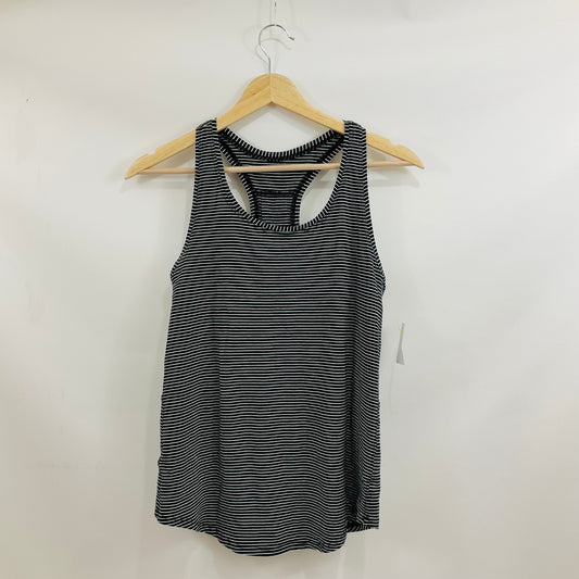 Athletic Tank Top By Lululemon In Black & White, Size: 6