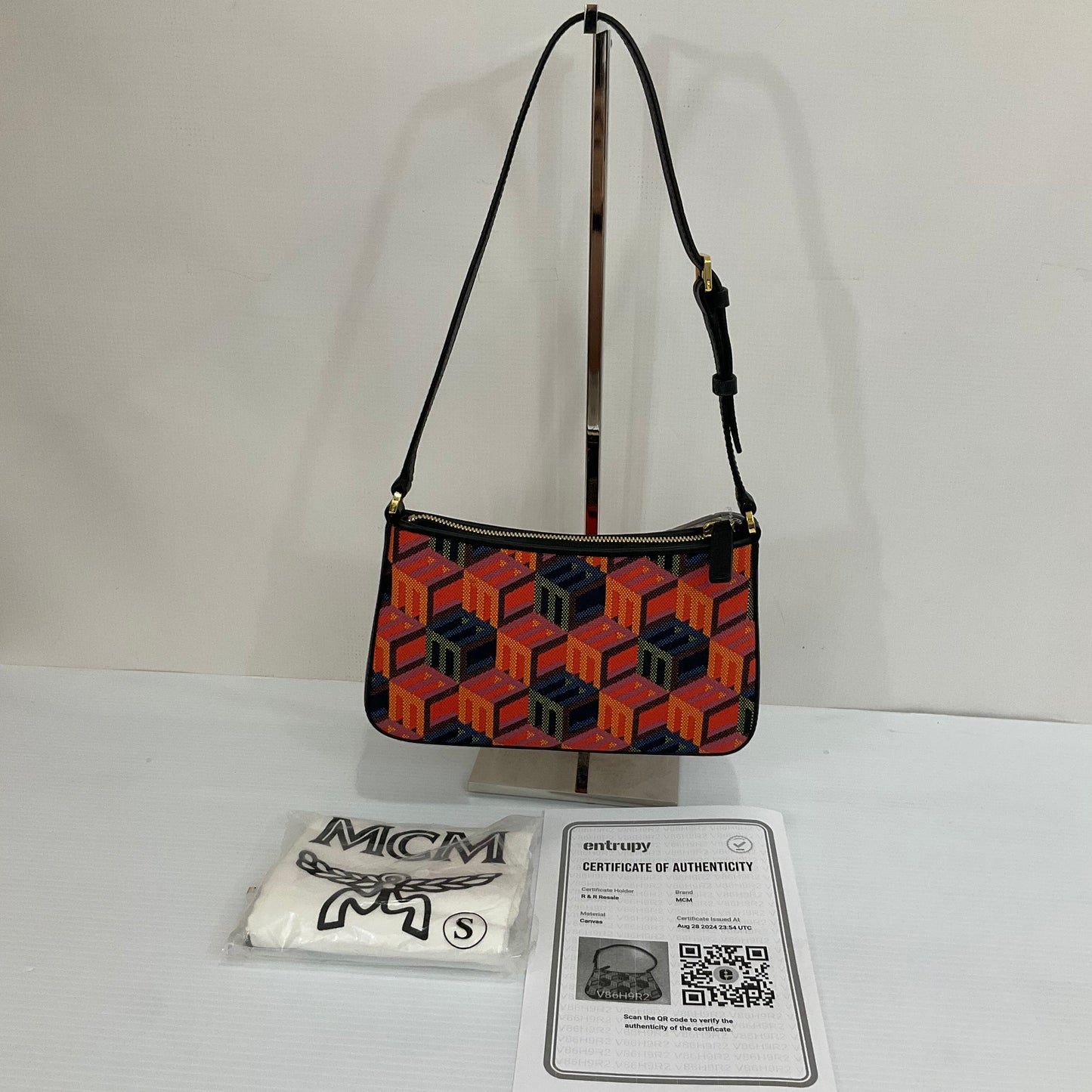 Handbag Luxury Designer By Mcm, Size: Small