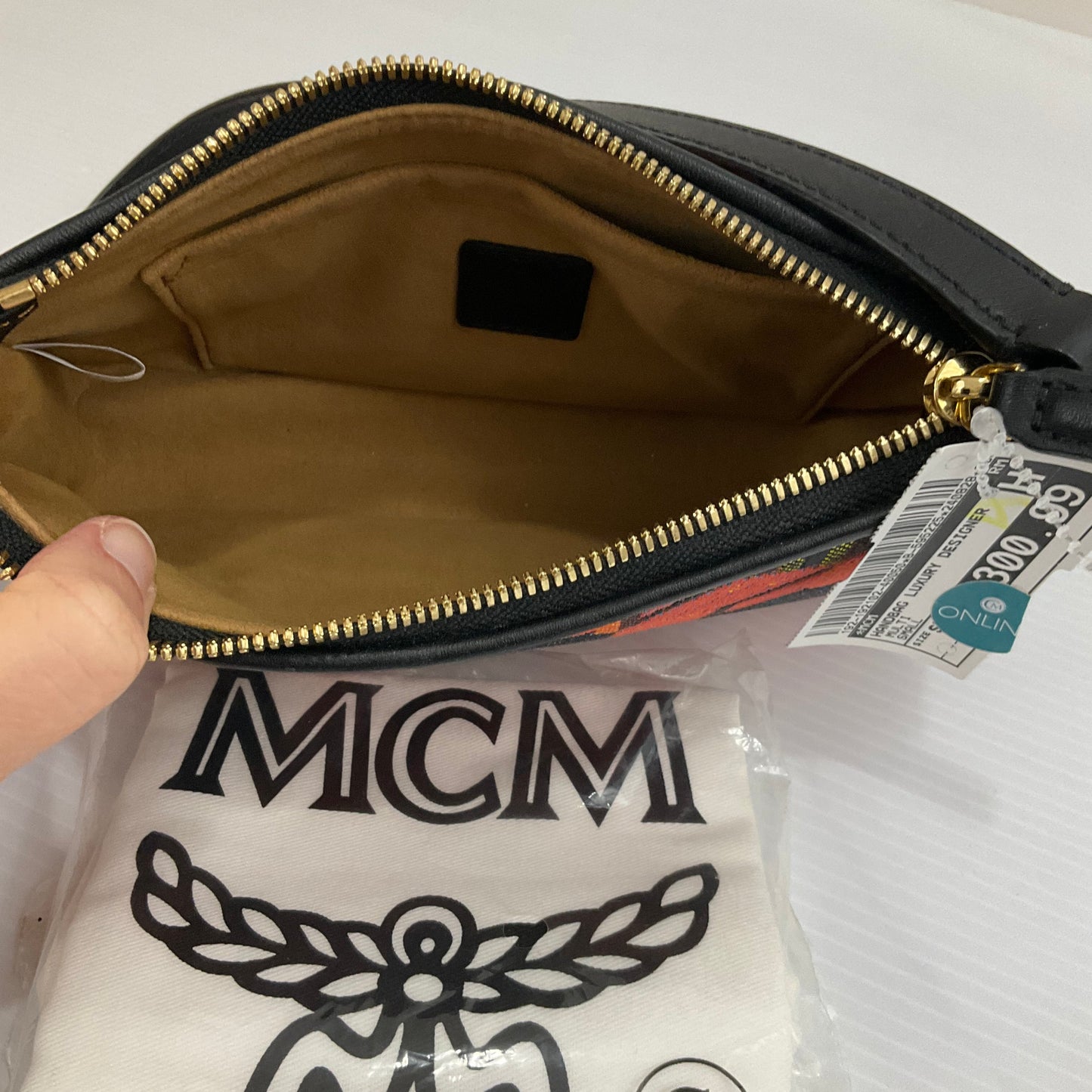 Handbag Luxury Designer By Mcm, Size: Small