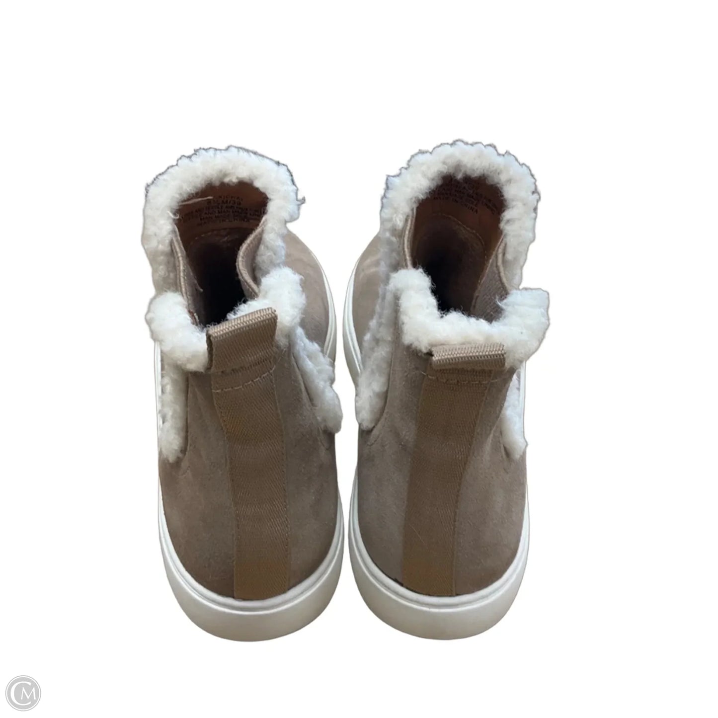 Boots Ankle Flats By Lucky Brand In Beige, Size: 8.5