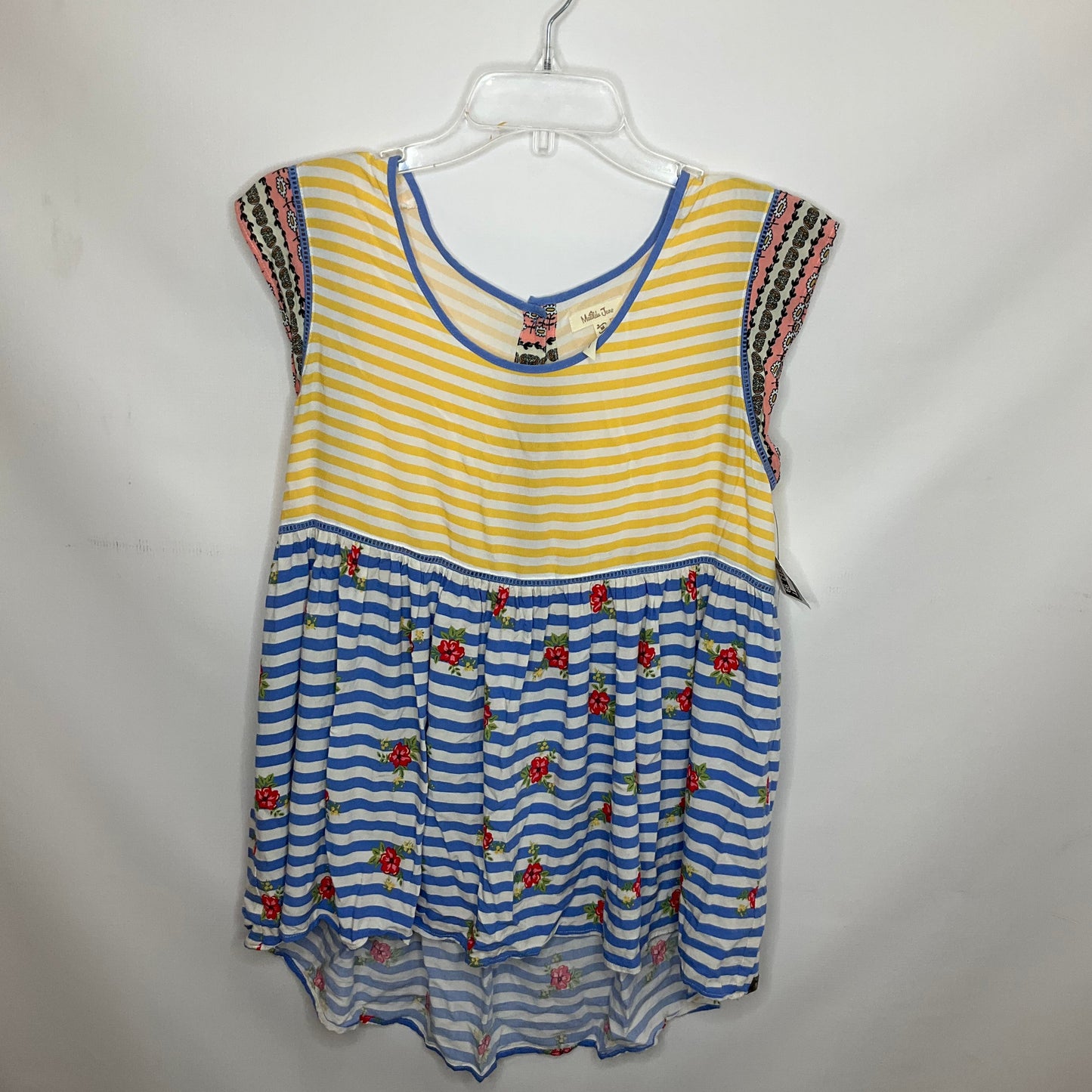 Striped Top Short Sleeve Matilda Jane, Size M