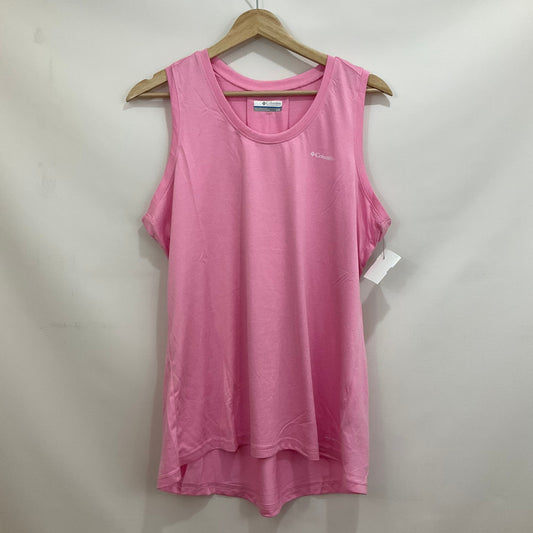 Pink Athletic Tank Top Columbia, Size L