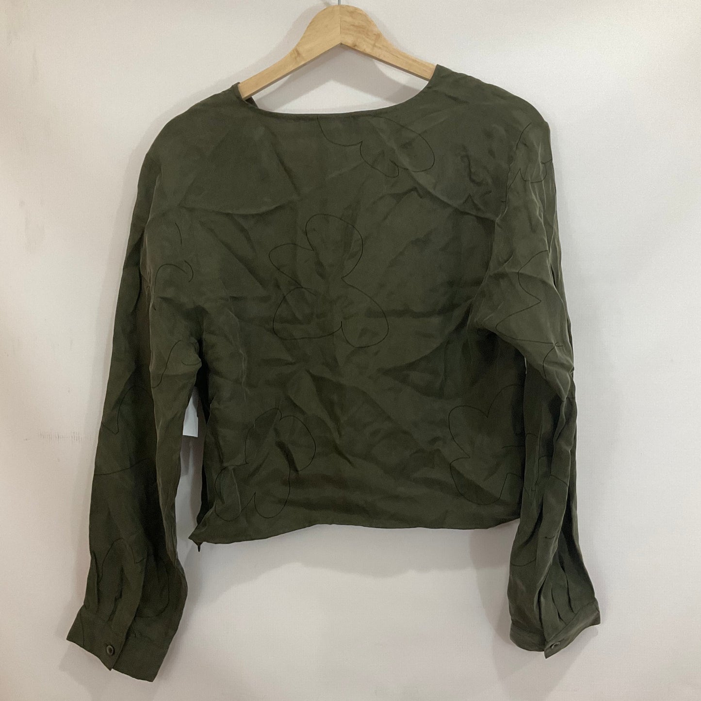 Top Long Sleeve By Madewell In Green, Size: 6