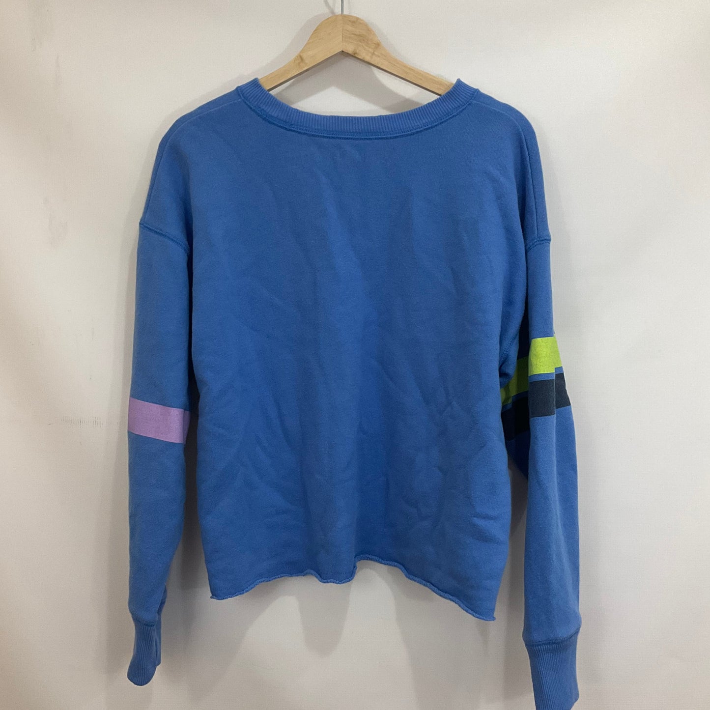 Sweatshirt Crewneck By Aerie In Striped Pattern, Size: M