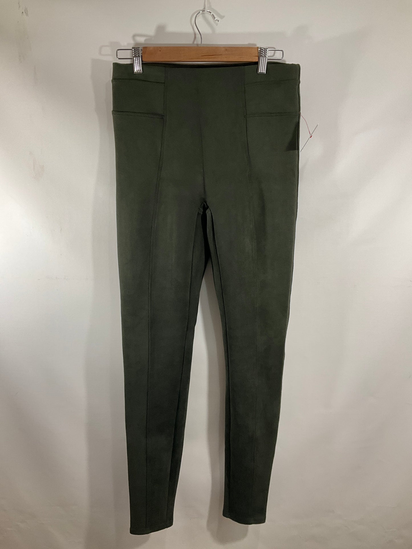 Pants Leggings By Spanx In Green, Size: M