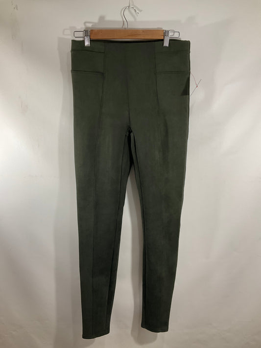 Pants Leggings By Spanx In Green, Size: M