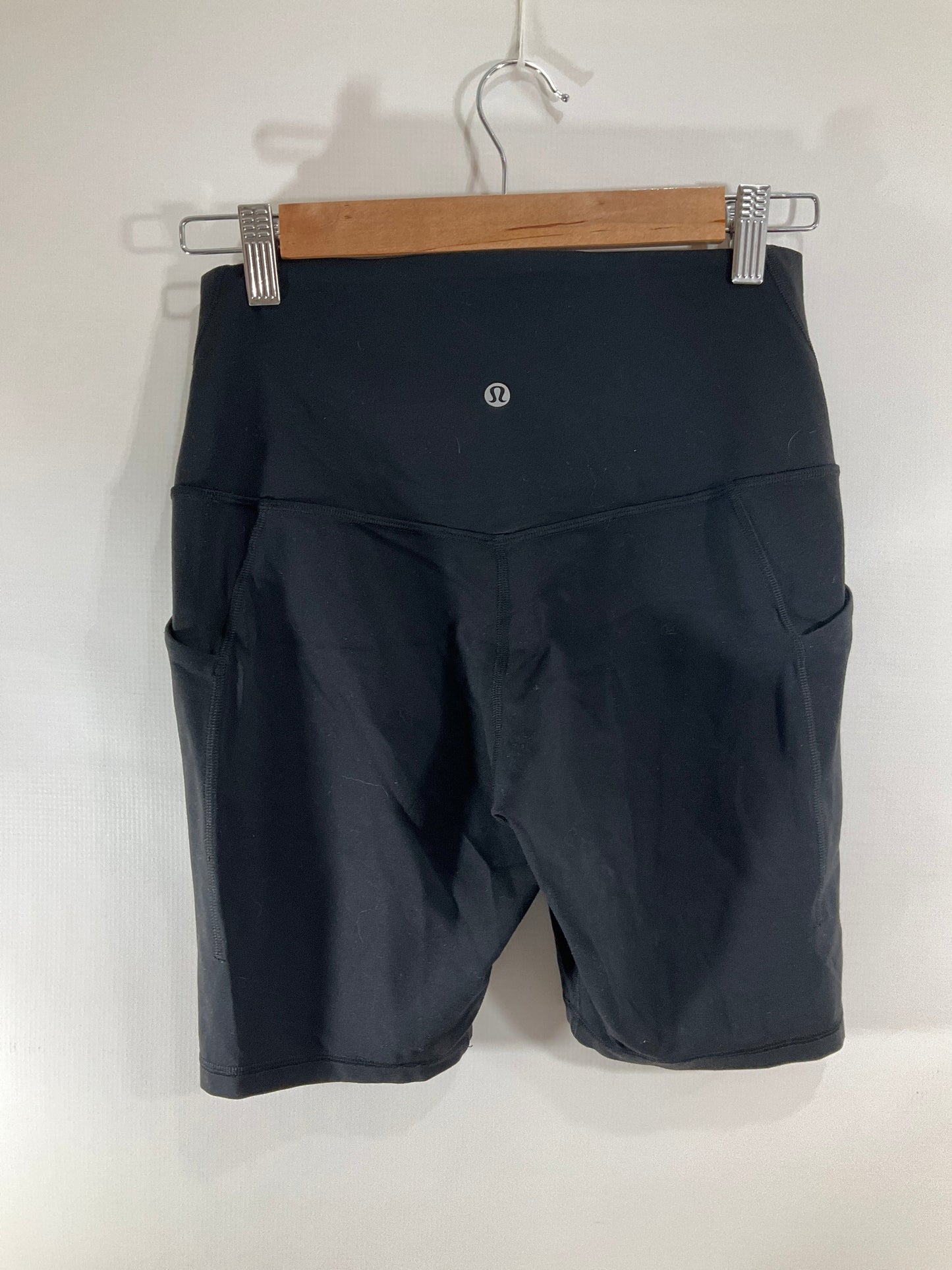 Athletic Shorts By Lululemon In Black, Size: 8