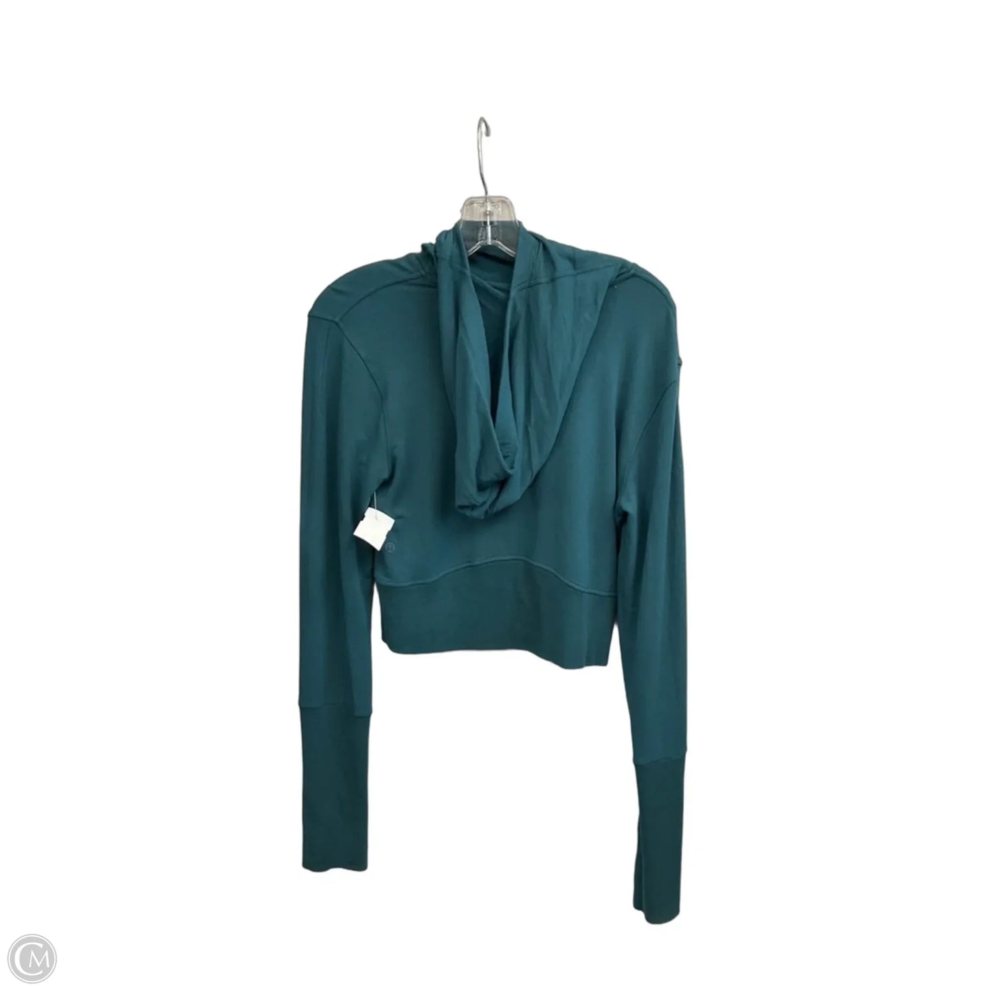 Athletic Sweatshirt Hoodie By Lululemon In Green, Size: 4