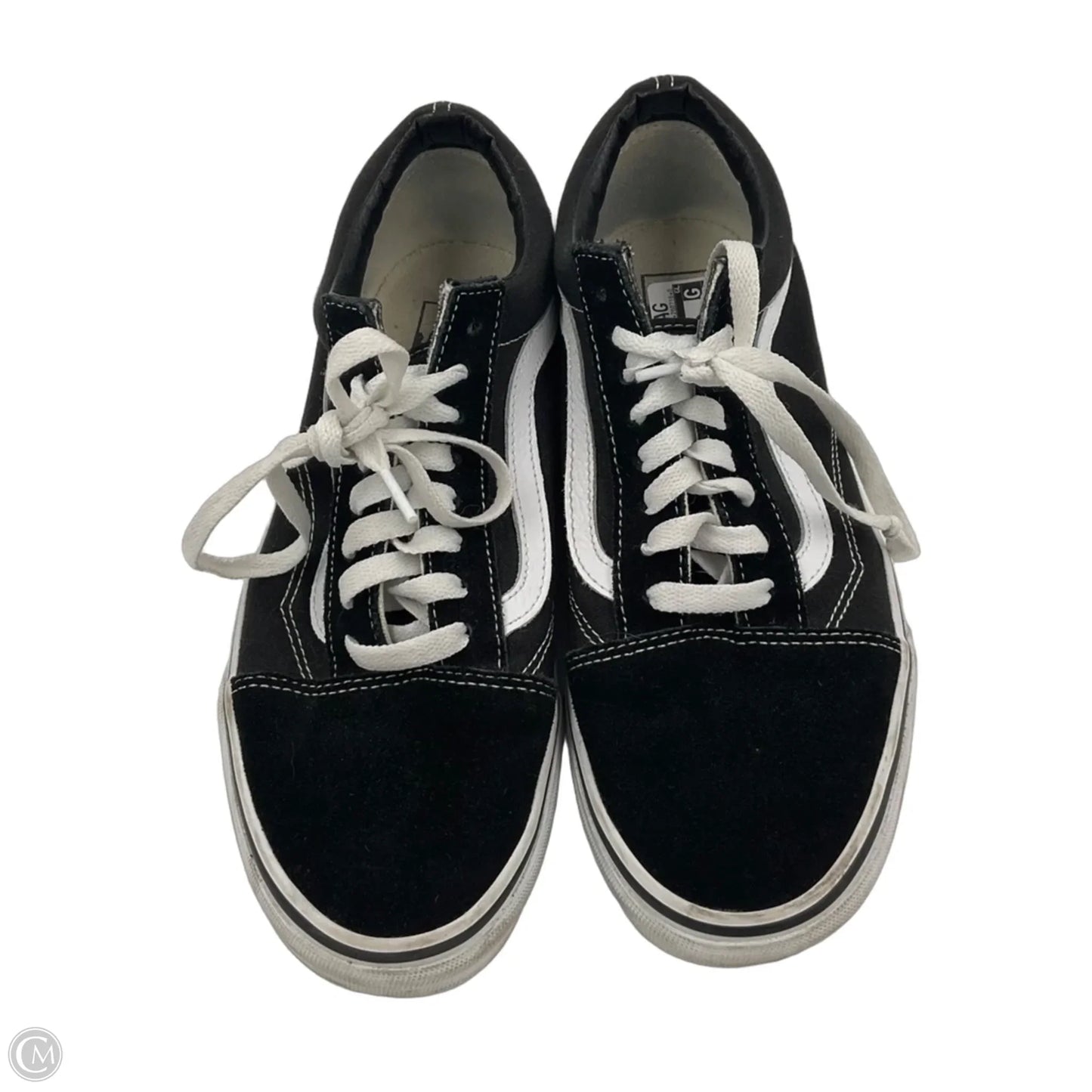 Shoes Sneakers By Vans In Black, Size: 8.5