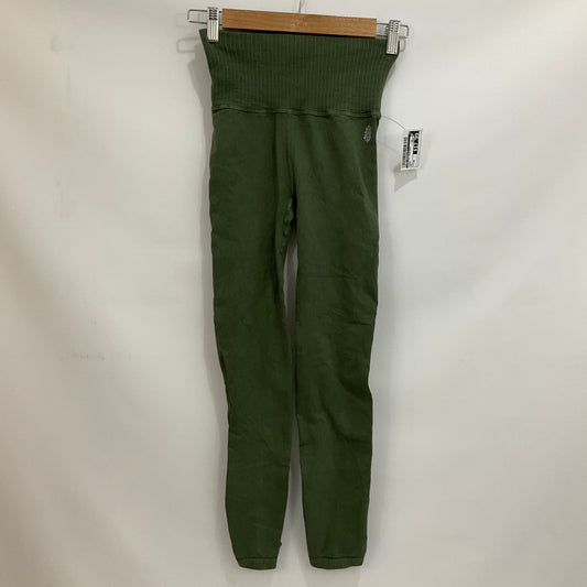 Green Athletic Leggings Free People, Size Xs
