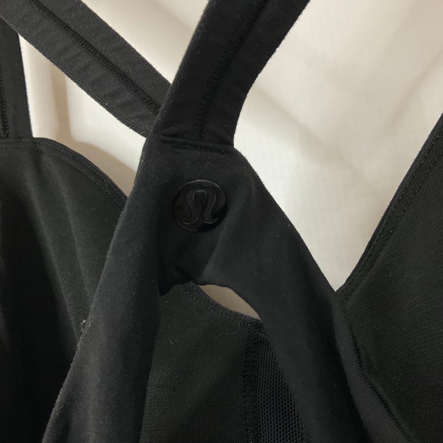 Black Athletic Tank Top Lululemon, Size 6