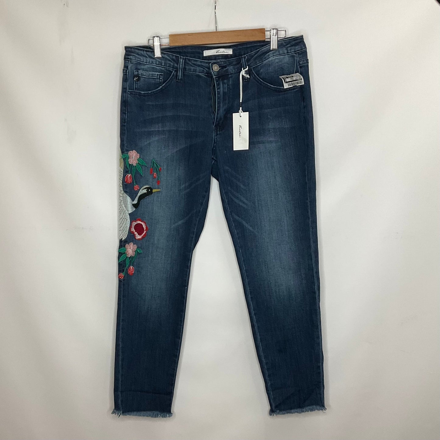 Blue Denim Jeans Skinny Kancan, Size 12