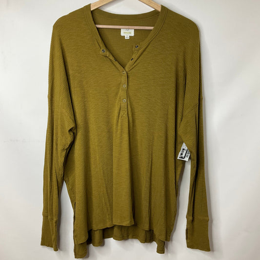 Green Top Long Sleeve Aerie, Size M