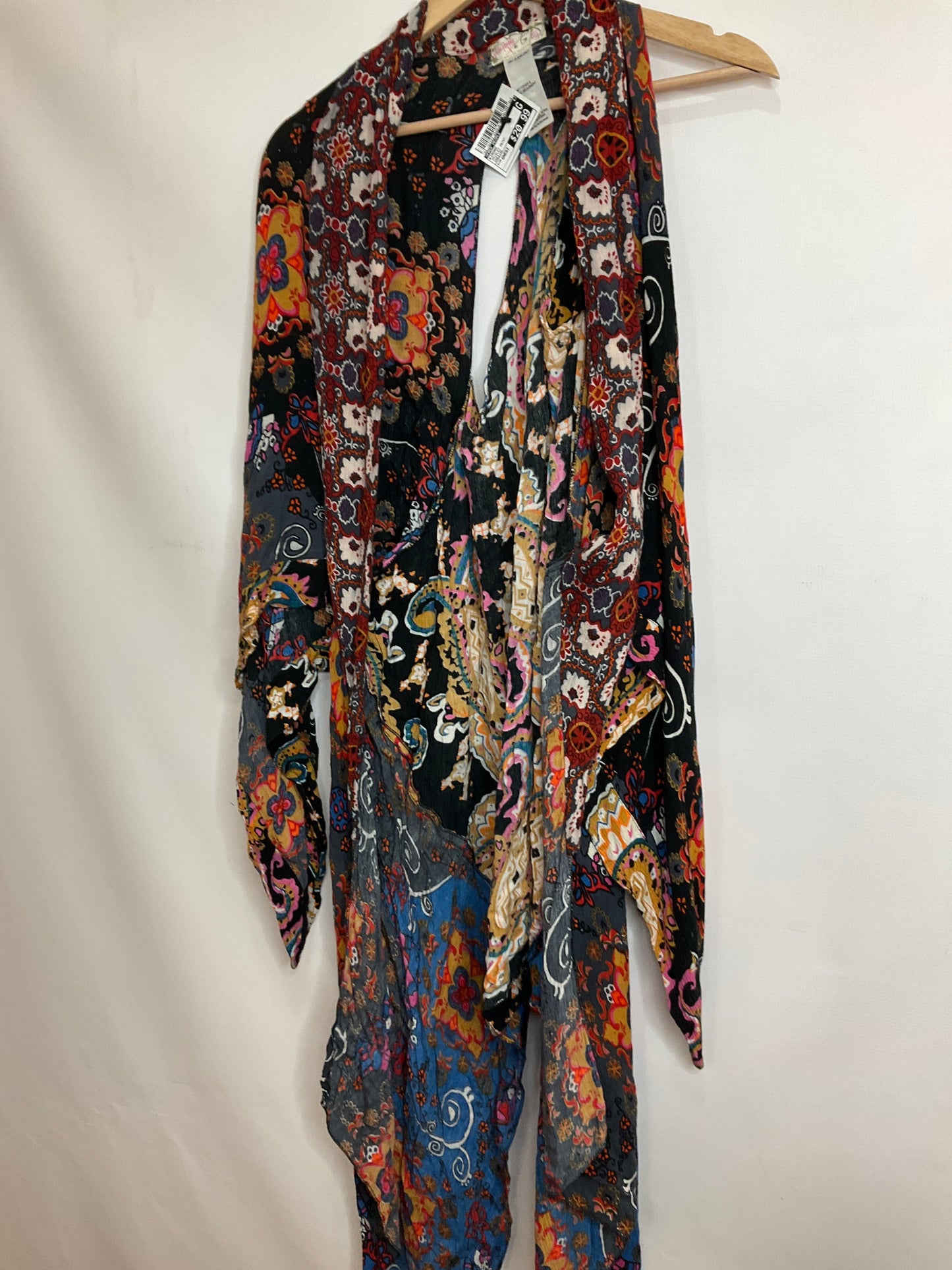 Paisley Print Kimono Free People, Size Onesize