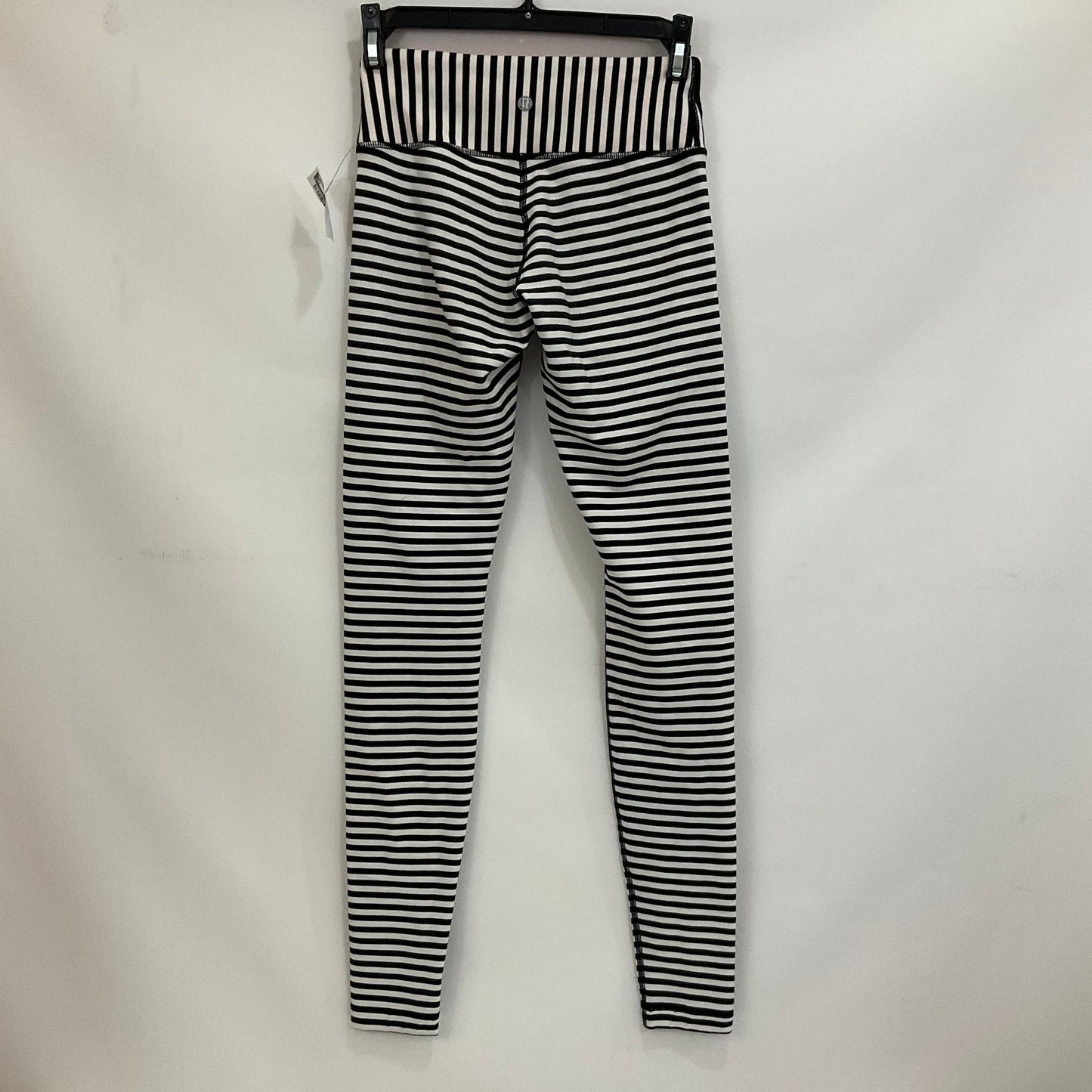 Striped Pattern Athletic Leggings Lululemon, Size 4