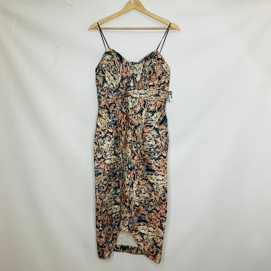 Multi-colored Dress Party Midi Free People, Size 6