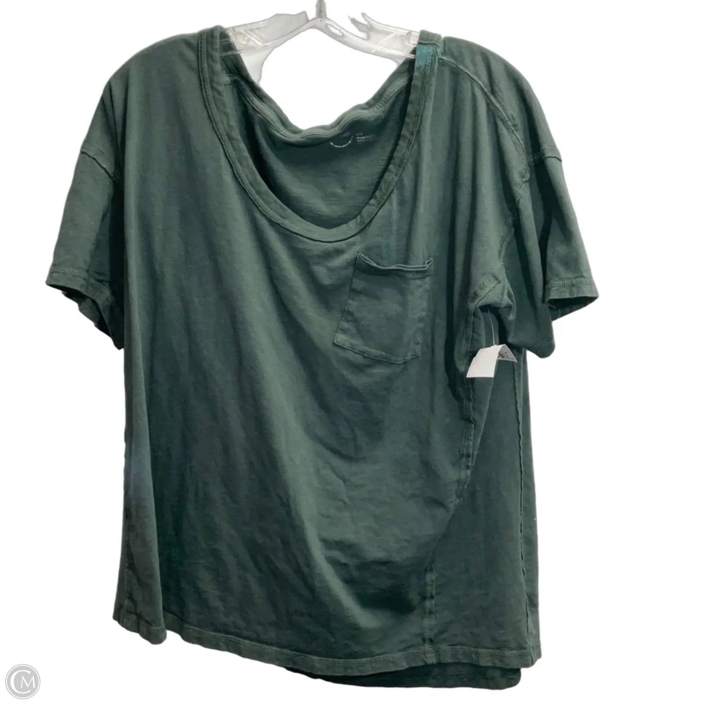 Top Short Sleeve Basic By Aerie In Green, Size: M