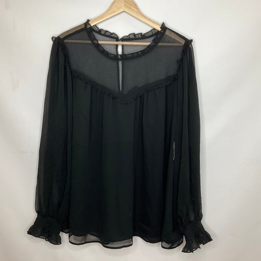 Black Top Long Sleeve Torrid, Size 2x