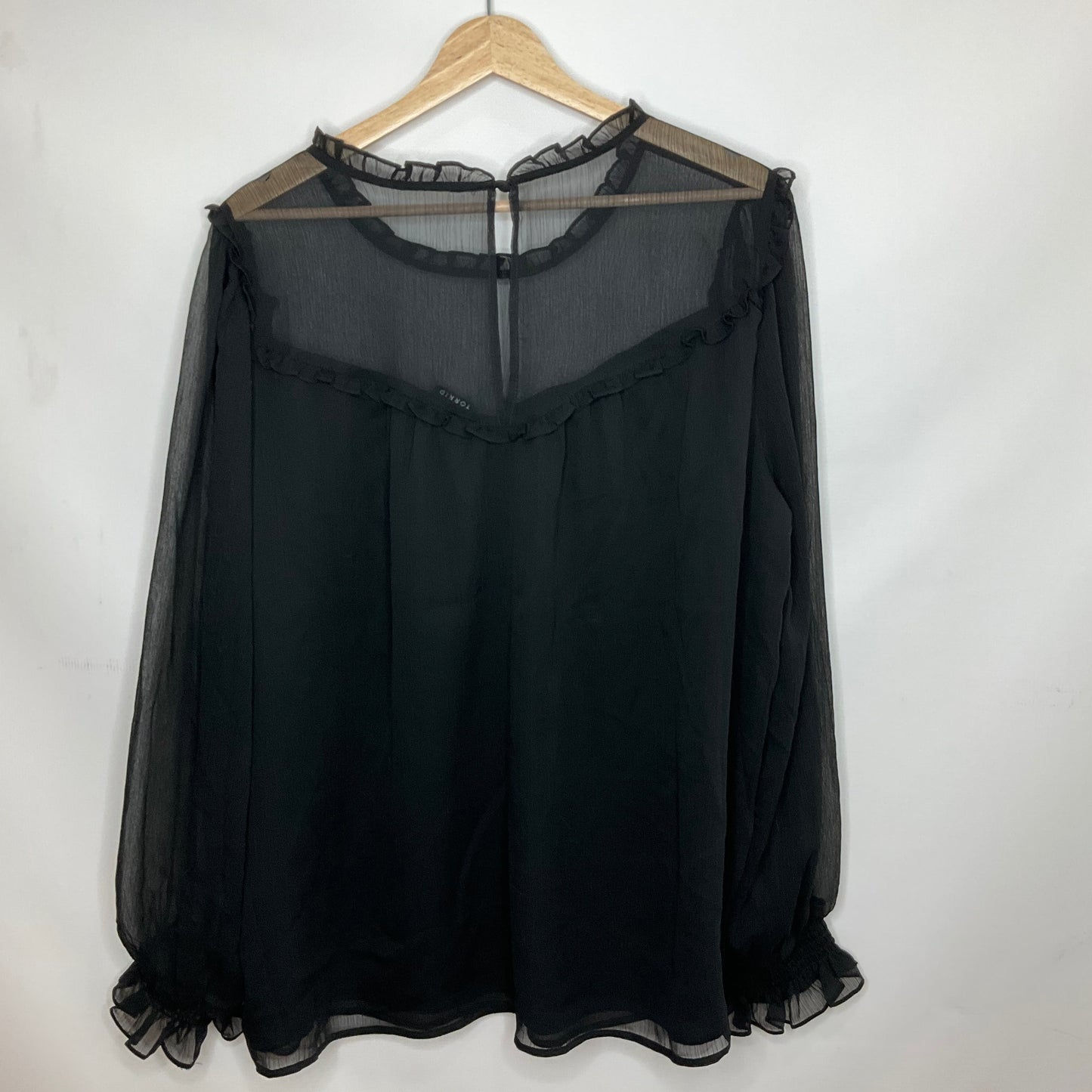 Black Top Long Sleeve Torrid, Size 2x