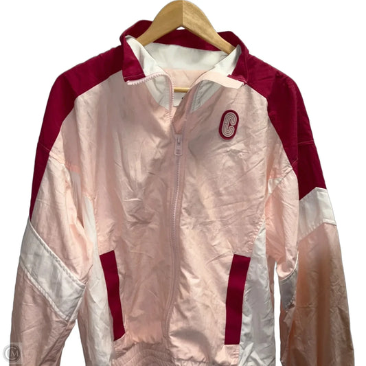 Jacket Designer By Coach In Pink, Size: M