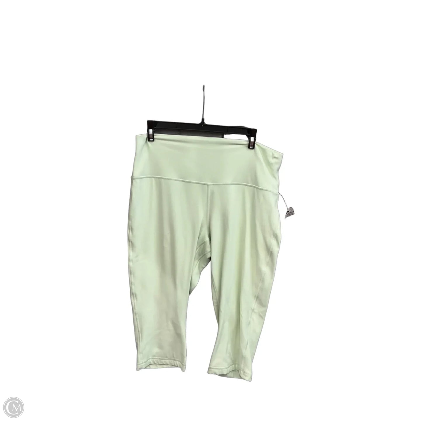 Athletic Leggings Capris By Lululemon In Green, Size: 14