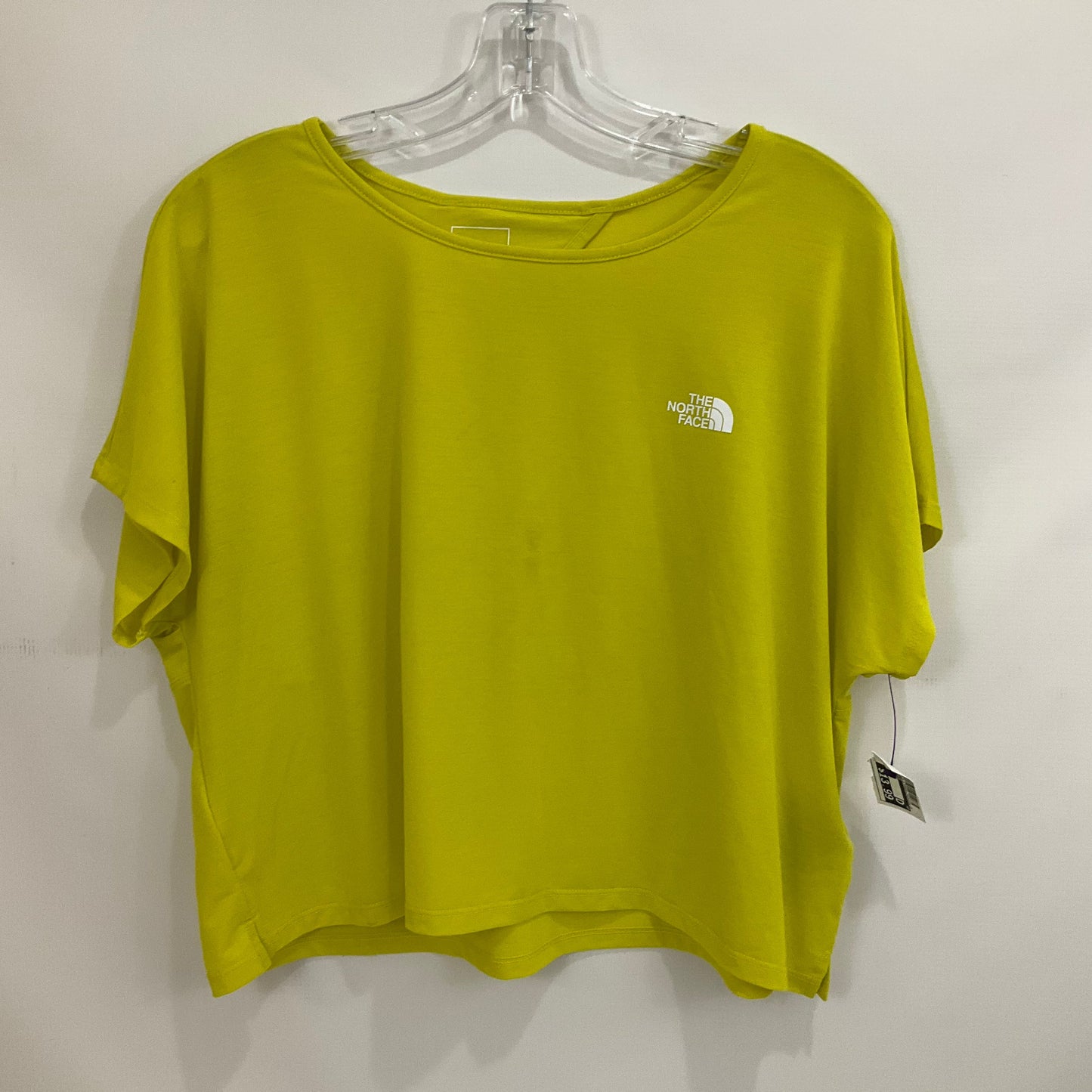 Yellow Athletic Top Short Sleeve The North Face, Size L