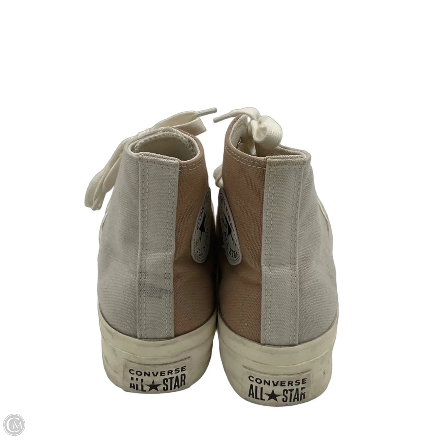 Shoes Sneakers By Converse In Cream & Grey, Size: 7