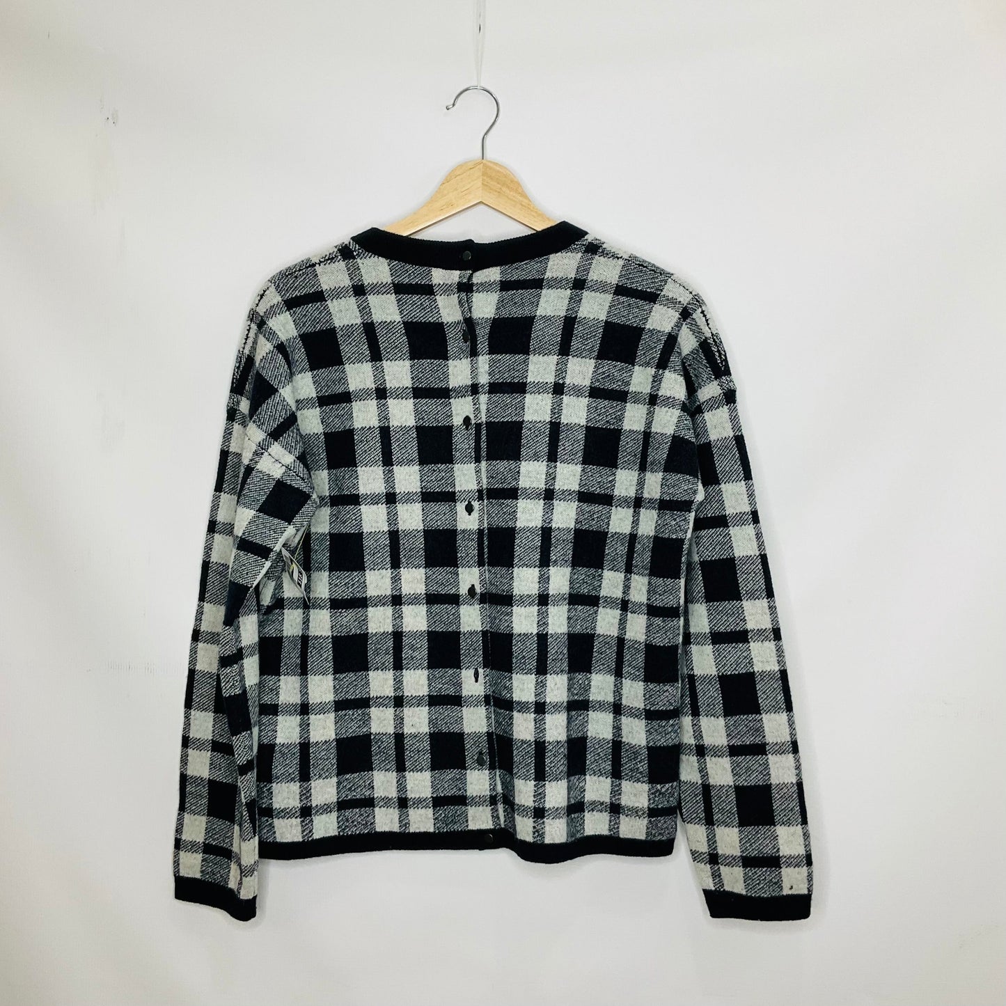 Plaid Pattern Sweater Madewell, Size M