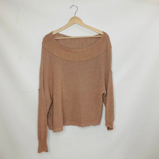 Sweater By Free People In Orange, Size: S