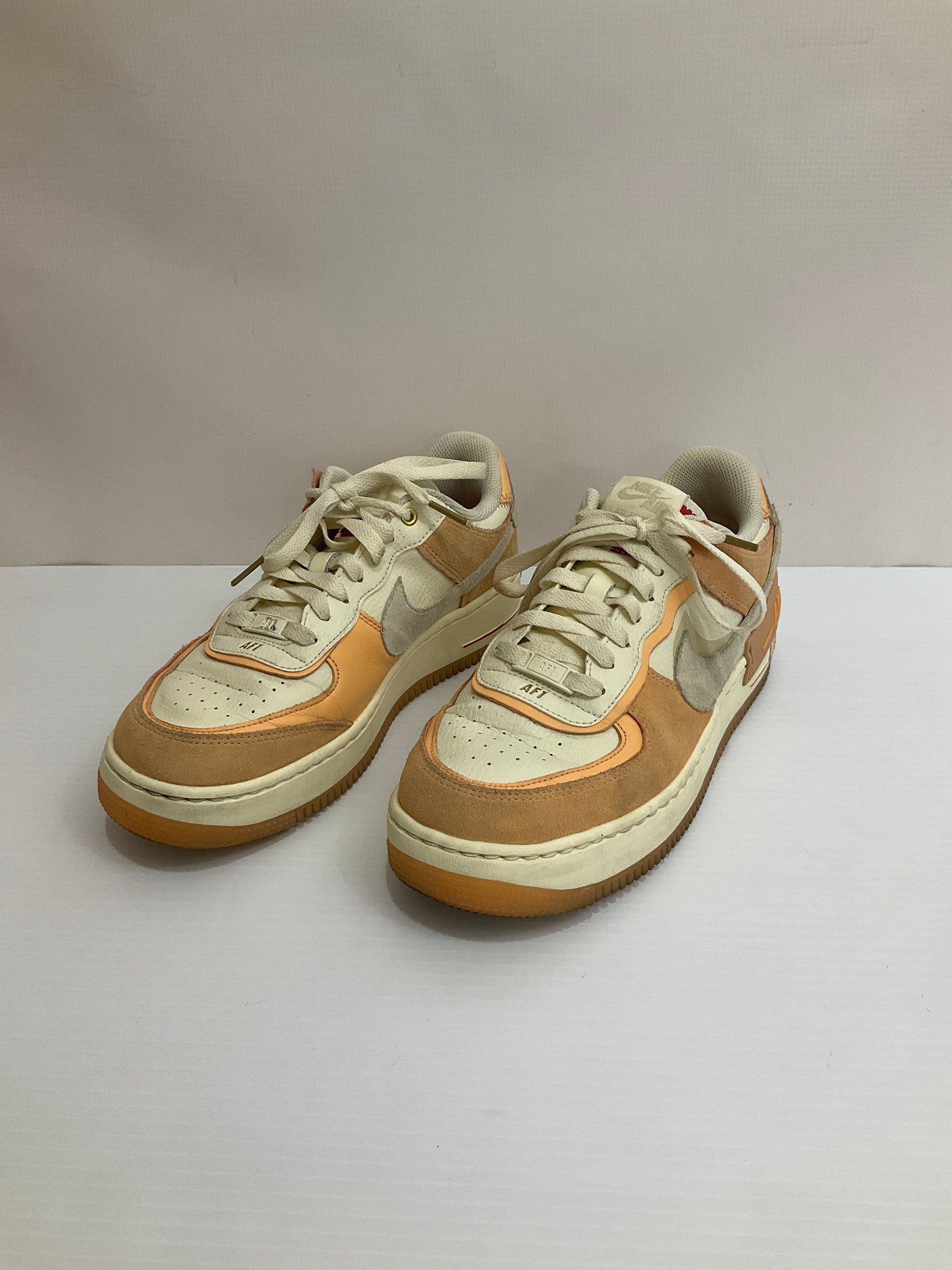 Shoes Sneakers By Nike In Orange, Size: 9.5