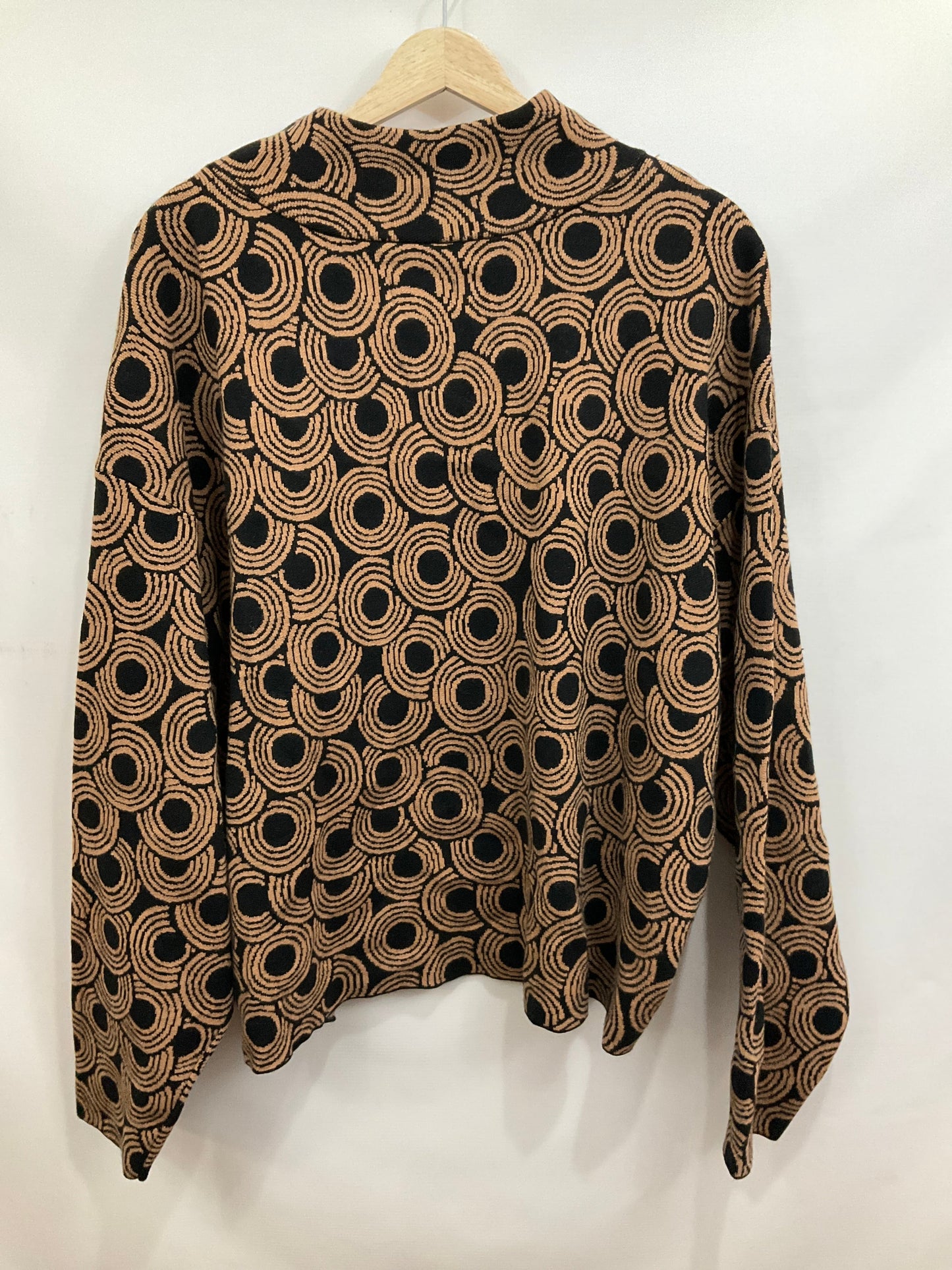 Sweater By Maeve In Black & Brown, Size: Xl