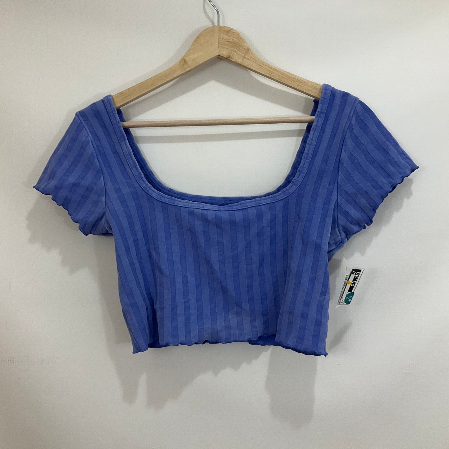 Top Short Sleeve By Aerie In Blue, Size: M