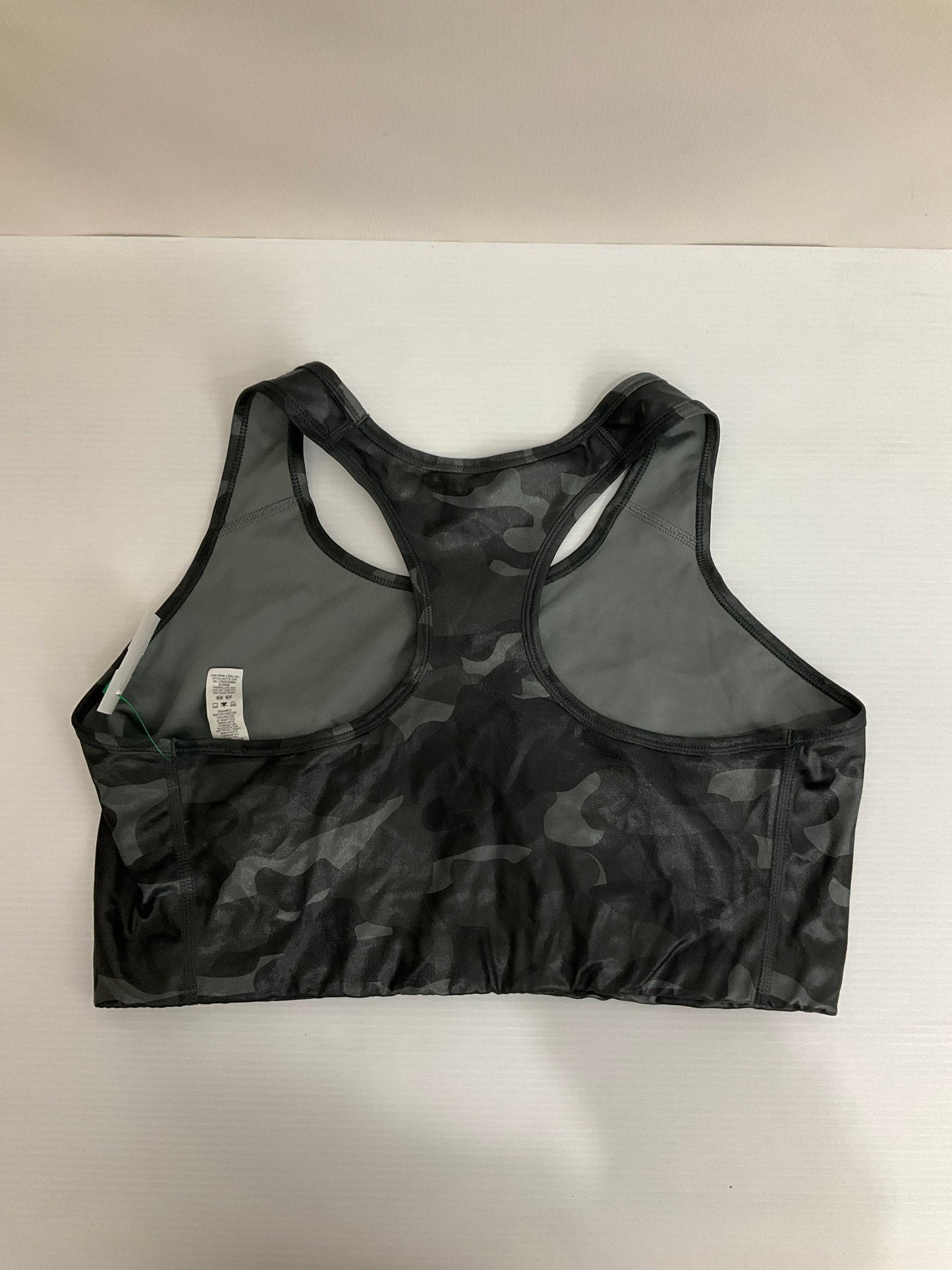 Athletic Bra By Nike Apparel In Camouflage Print, Size: 2x