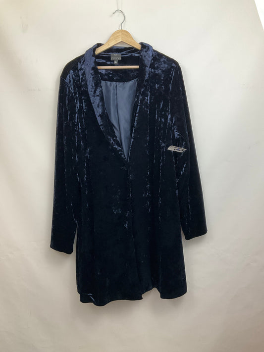 Blazer By Bobeau In Navy, Size: 1x