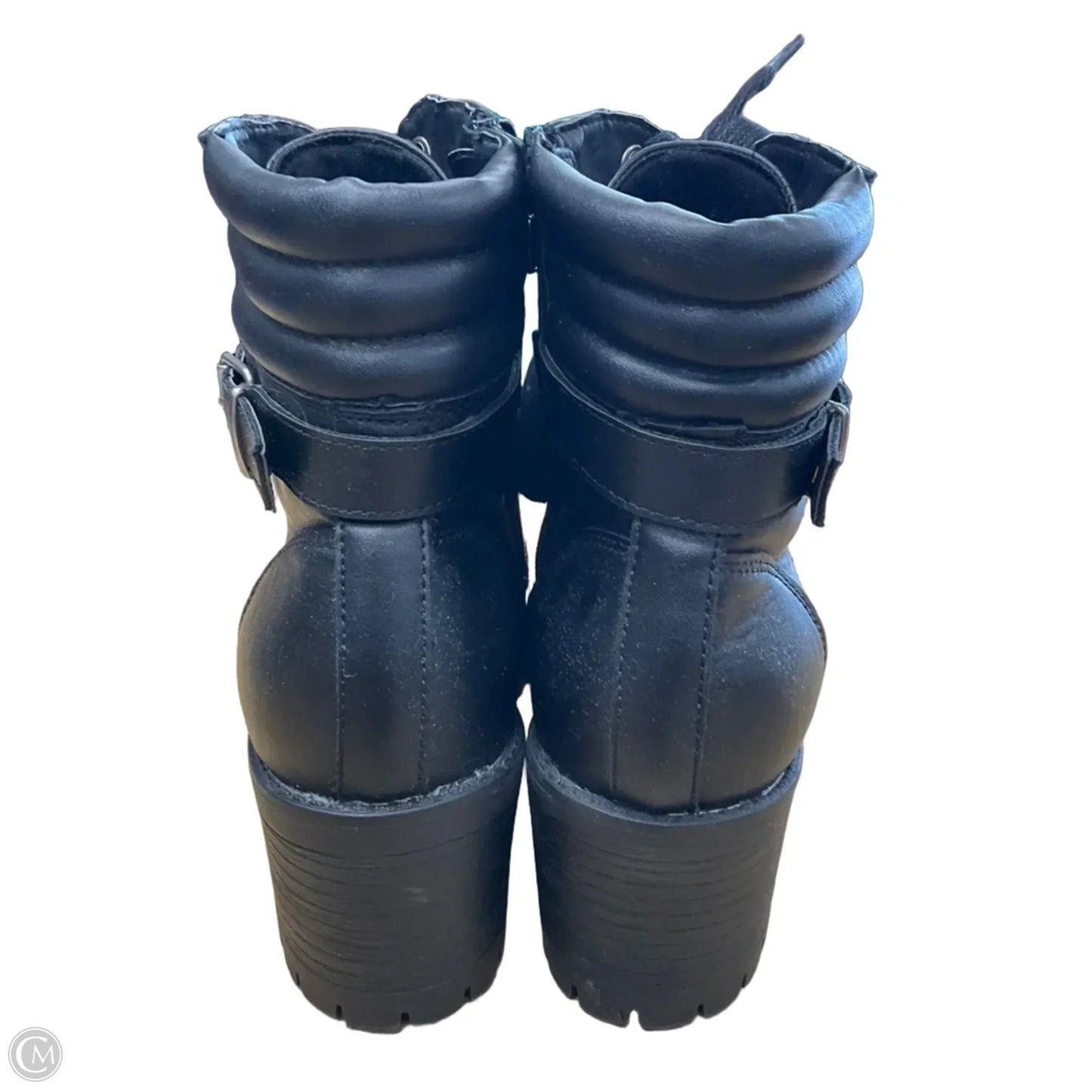 Boots Combat By Madden Girl In Black, Size: 6.5