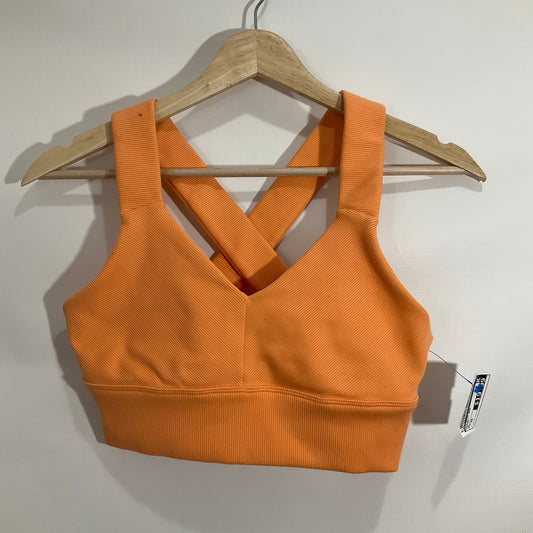 Athletic Bra By Alo In Orange, Size: Xs