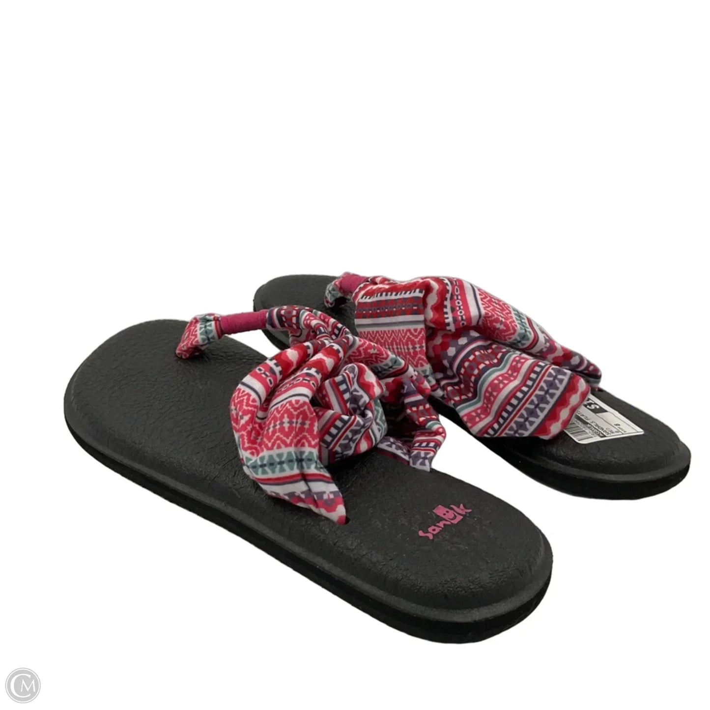 Sandals Flats By Sanuk In Red, Size: 8
