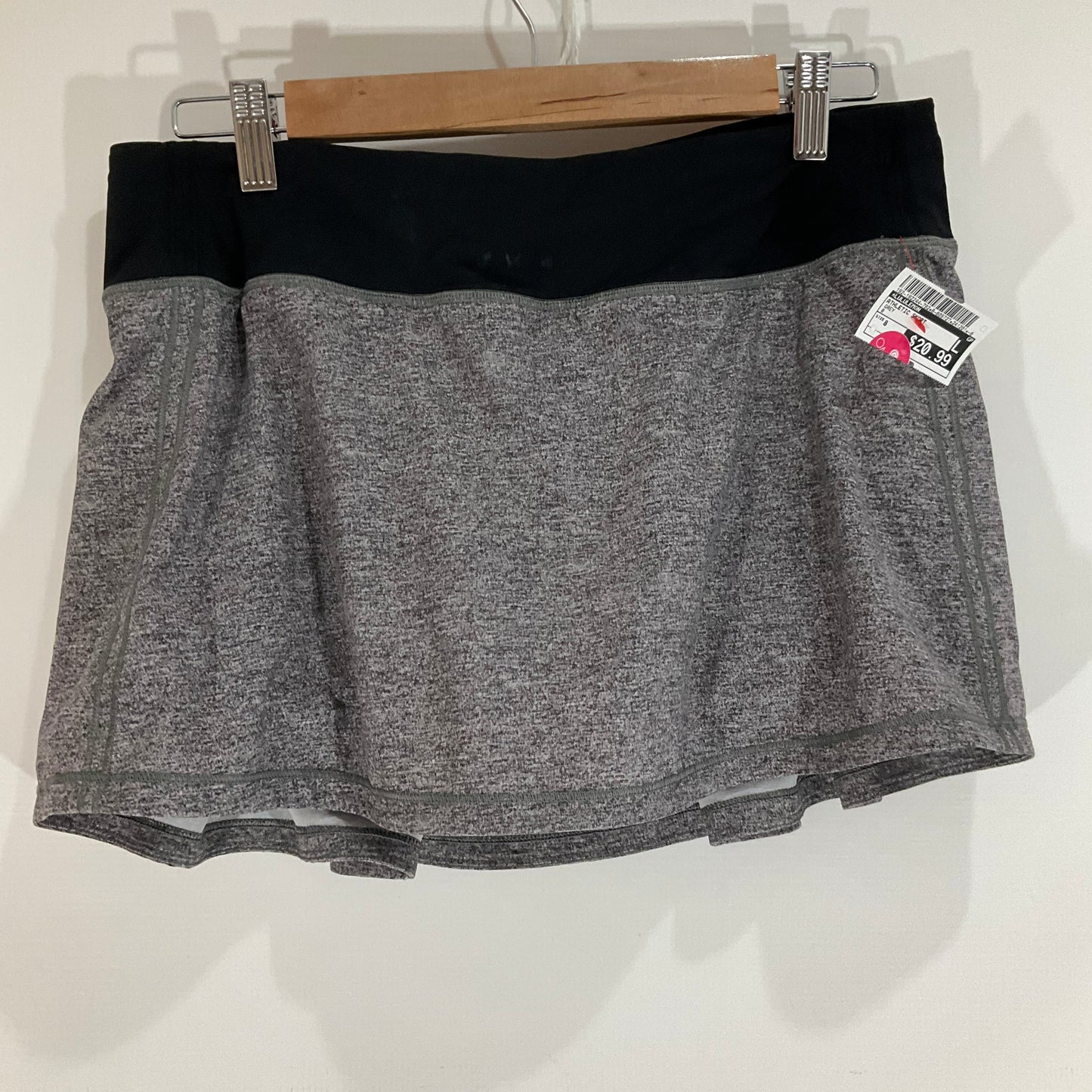 Athletic Skort By Lululemon In Grey, Size: 8