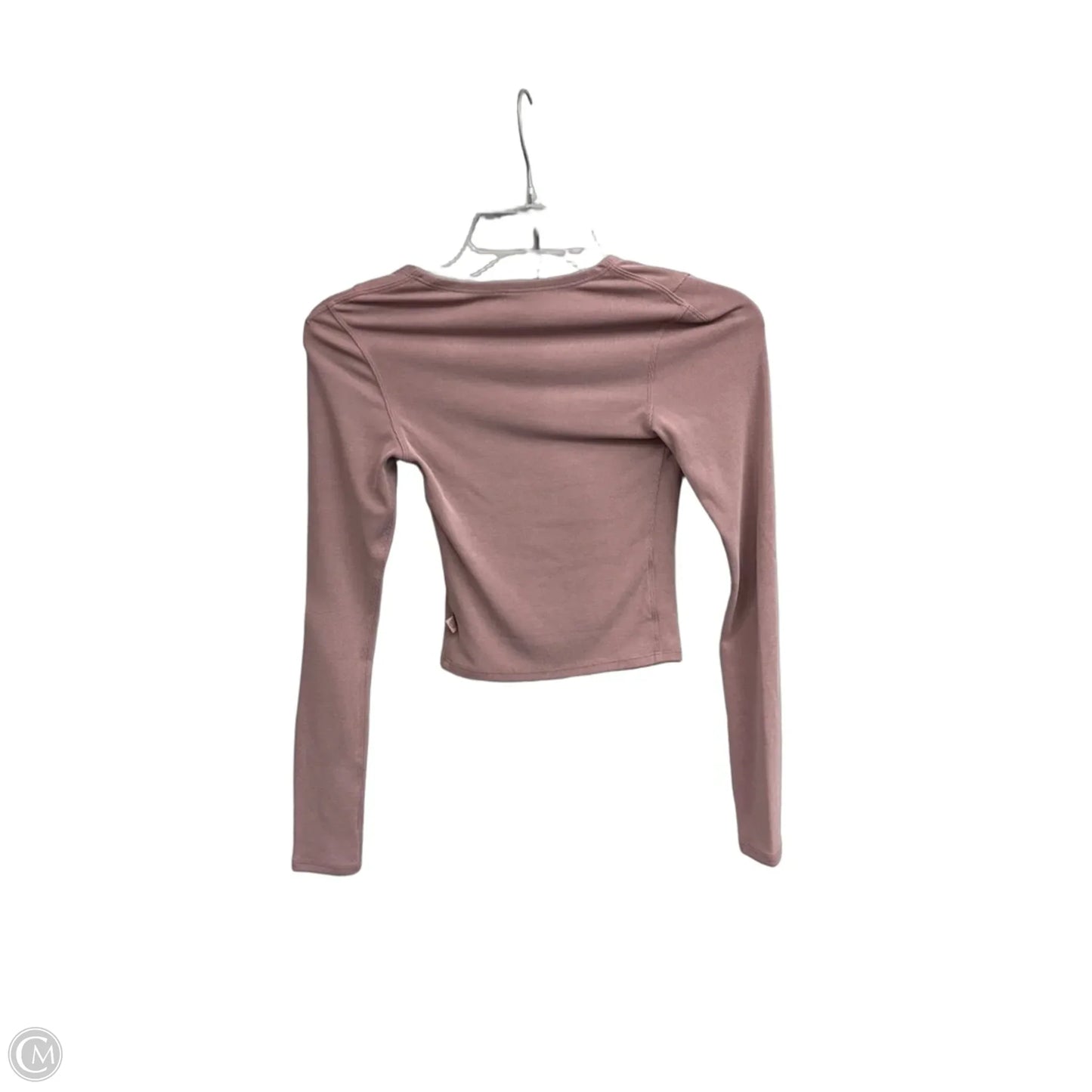 Athletic Top Long Sleeve Crewneck By Lululemon In Pink, Size: 2