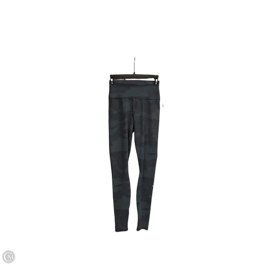Athletic Leggings By Alo In Black & Grey, Size: 4