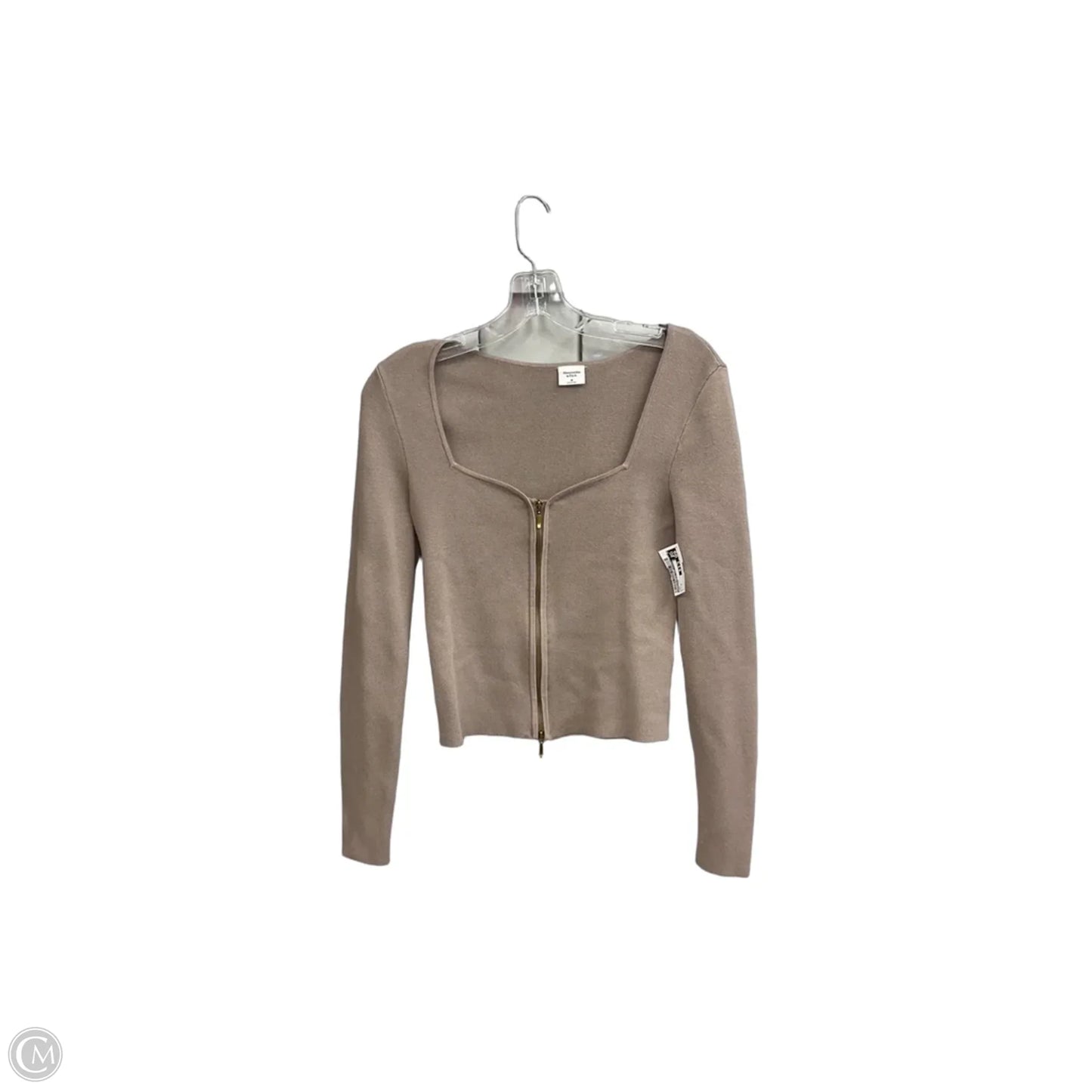 Cardigan By Abercrombie And Fitch In Tan, Size: M