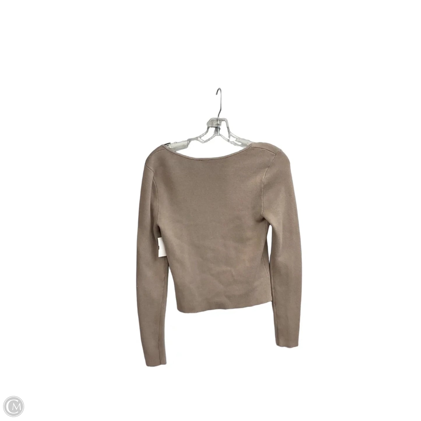 Cardigan By Abercrombie And Fitch In Tan, Size: M